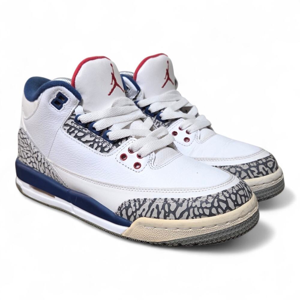 Nike Air Jordan 3 Retro OG BG True Blue 2016 6.5Y / Women's 8 - 854261-106 - Picture 1 of 9